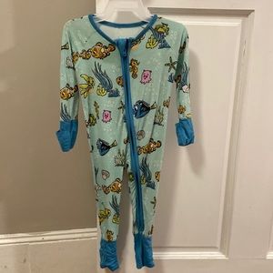 Little Sleepies 0-3 months Finding Nemo pjs
